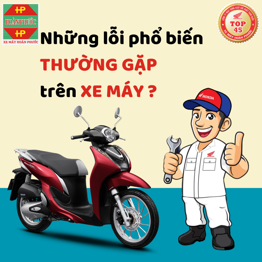 Những lỗi phổ biến người dùng xe máy thường mắc phải
